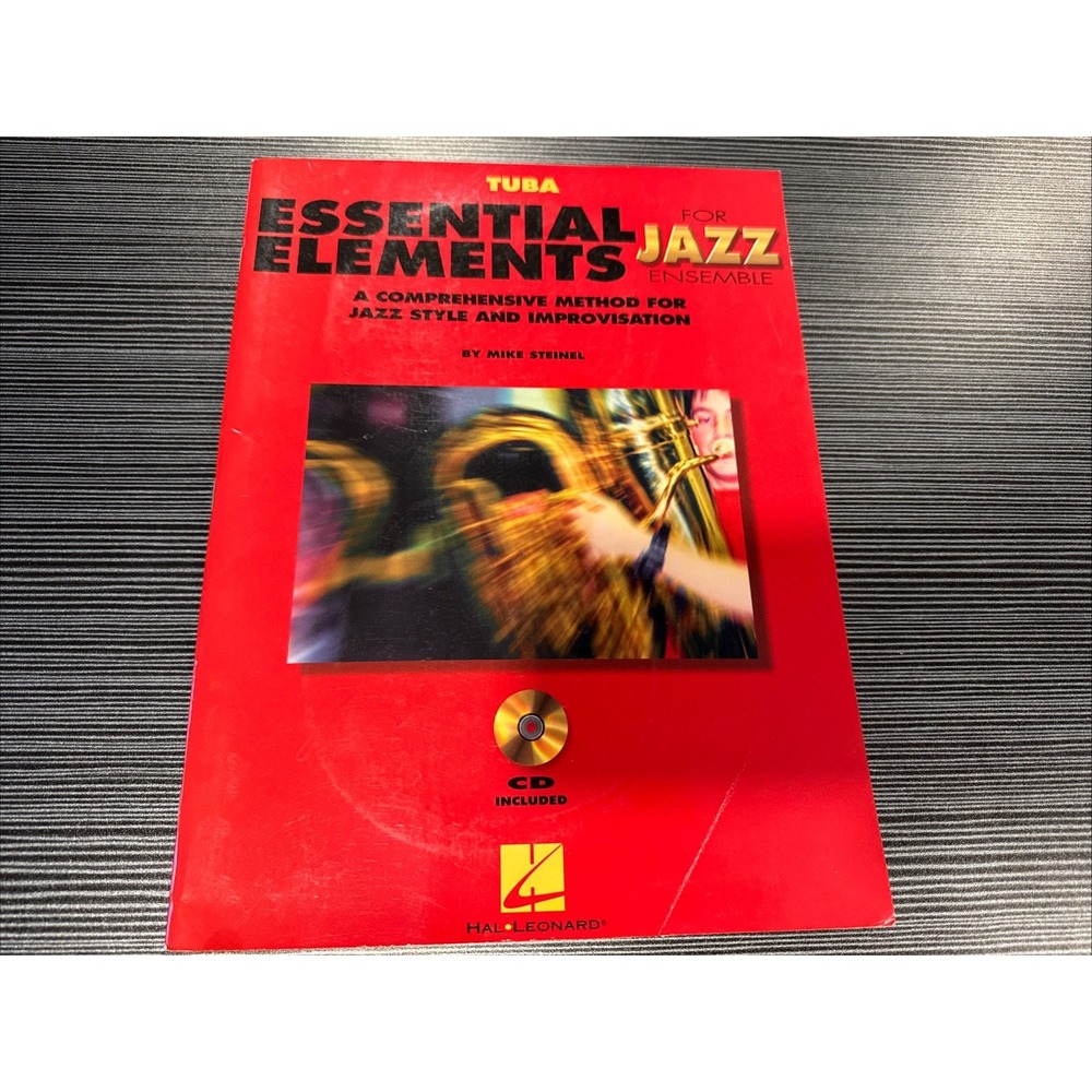 Essential Elements for Jazz Ensemble Tuba Method Mike Steinel Hal Leonard 2 CDs